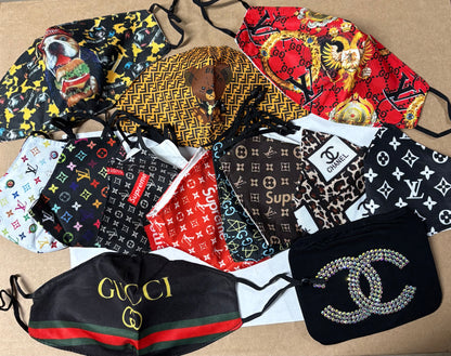 ✨ Designer-Inspired Fashion Face Mask ✨