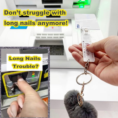 ✨ Credit Card Grabber for Long Nails - Multiple Styles Available ✨