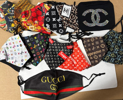 ✨ Designer-Inspired Fashion Face Mask ✨